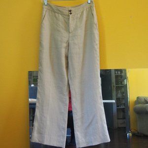 Lauren Ralph Lauren 100% Linen Trousers Sz 4